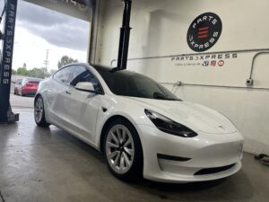 Model 3 RWD lowered on MPP Comfort Adjustable Coilover