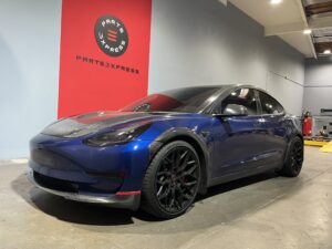 Tesla M3P on MPP Sports Coilover