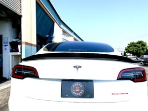 Carbon Fiber trunk spoiler